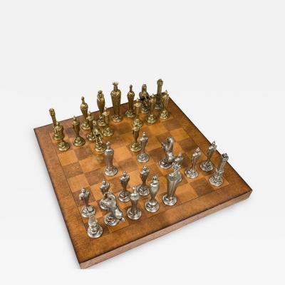 Italfama Italian Renaissance Themed 32 Piece Metal Chess Set
