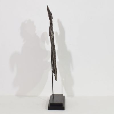 Italian 16th 17th Century Folk Art Forged Iron Coat of Arms