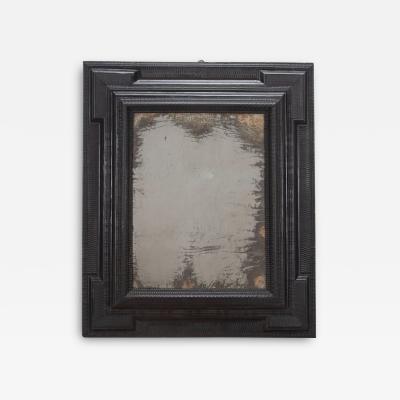 Italian 17th Century Ebonised Ripple Mirror