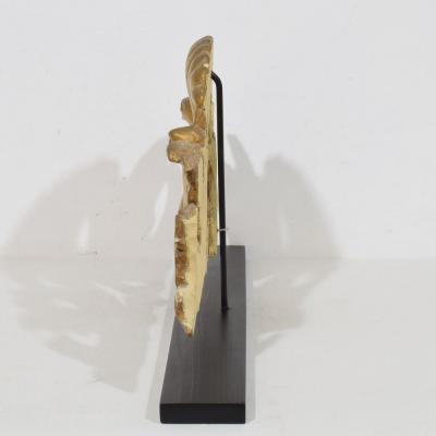 Italian 18th 19th Century Carved Giltwood Neo Classical Ornament With Birds