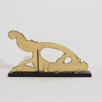 Italian 18th 19th Century Carved Giltwood Neo Classical Style bird Ornament