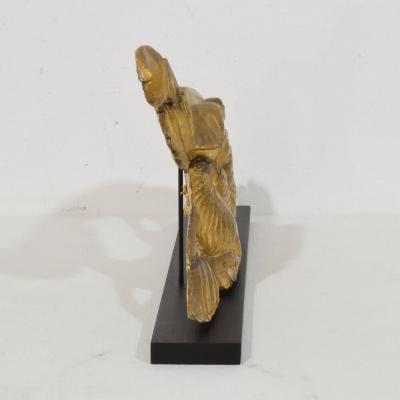 Italian 18th 19th Century Carved Giltwood Neo Classical Style bird Ornament