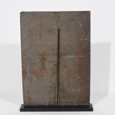 Italian 18th 19th Century Painting of Maria with Baby Jesus On Metal