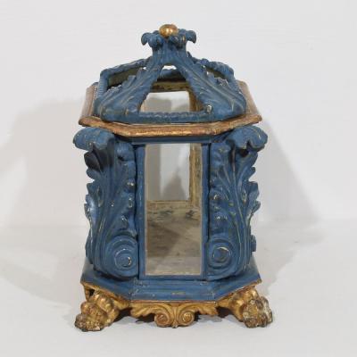 Italian 18th Century Baroque Carved Wooden Reliquary Shrine