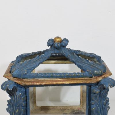 Italian 18th Century Baroque Carved Wooden Reliquary Shrine