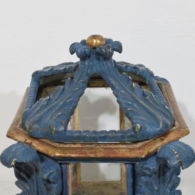 Italian 18th Century Baroque Carved Wooden Reliquary Shrine
