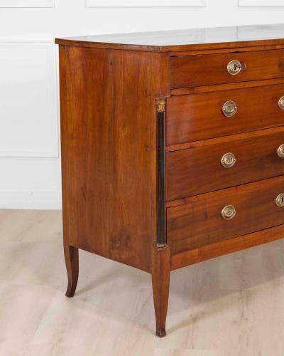 Italian 18th Century Directoire Cherrywood Chest of Drawers