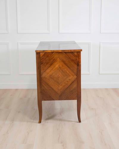 Italian 18th Century Directoire Walnut Chest of Drawers