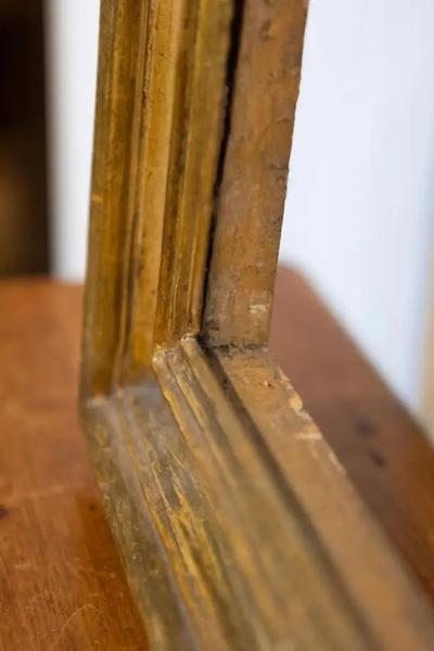 Italian 18th Century Giltwood Painting or Photo Frame with Rustic Character