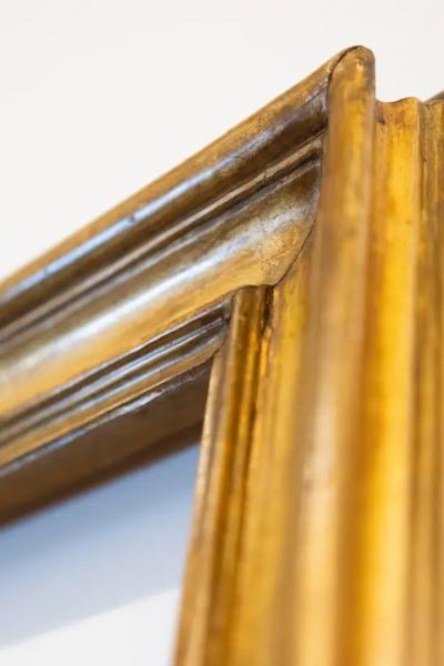 Italian 18th Century Giltwood Painting or Photo Frame with Rustic Character