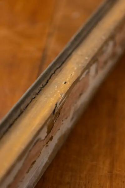 Italian 18th Century Giltwood Painting or Photo Frame with Rustic Character