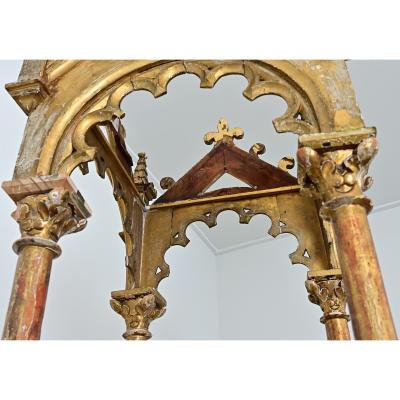 Italian 18th Century Gothic Revival Altar on Pedestal