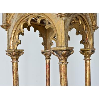 Italian 18th Century Gothic Revival Altar on Pedestal