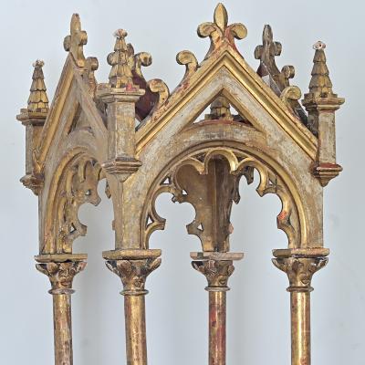 Italian 18th Century Gothic Revival Altar on Pedestal