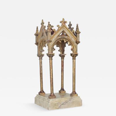 Italian 18th Century Gothic Revival Altar on Pedestal