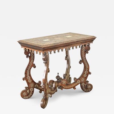 Italian 18th Century Inlay Console Table