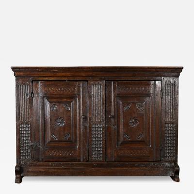 Italian 18th Century Oak Sideboard