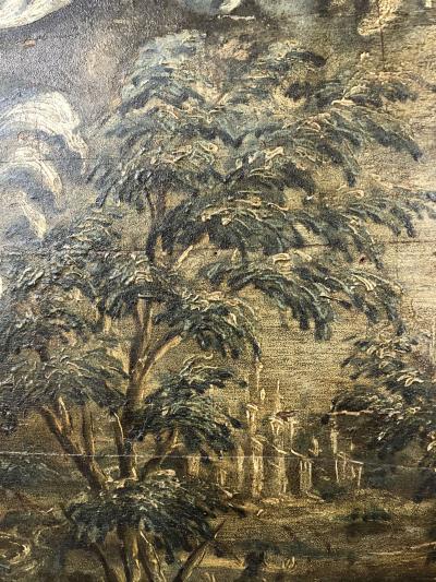 Italian 18th Century Painted Baroque Hall Bench