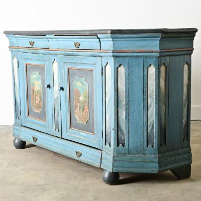 Italian 18th Century Painted Buffet