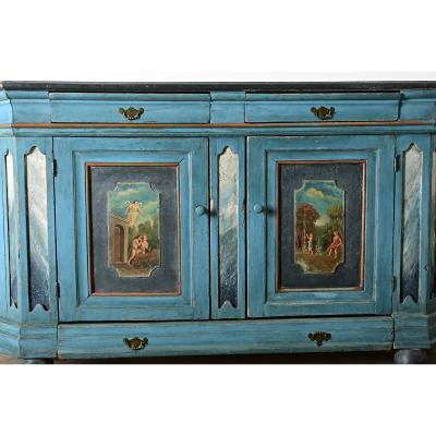 Italian 18th Century Painted Buffet