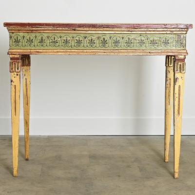 Italian 18th Century Painted Console Table