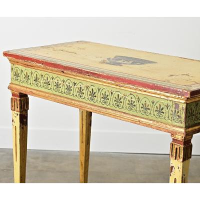 Italian 18th Century Painted Console Table
