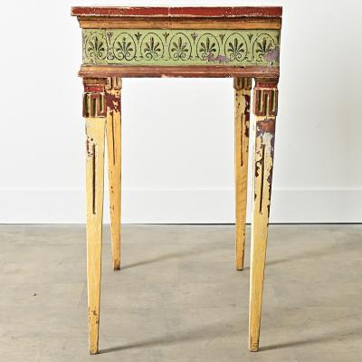 Italian 18th Century Painted Console Table