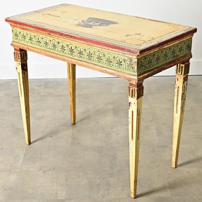 Italian 18th Century Painted Console Table