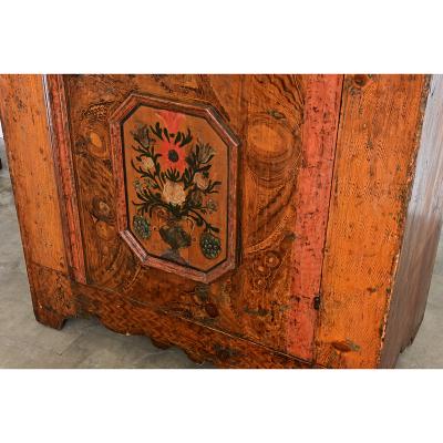 Italian 18th Century Painted Wardrobe