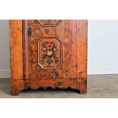 Italian 18th Century Painted Wardrobe