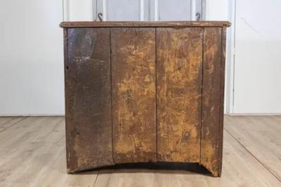 Italian 18th Century Walnut Slant Front Secretaire with Ash Inlay and Marquetry