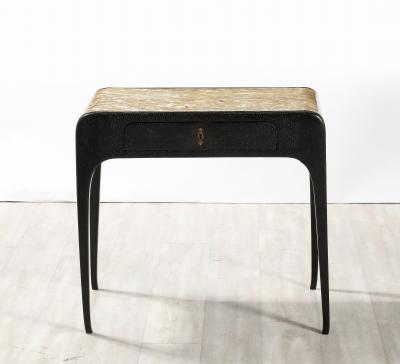 Italian 1930s Mother of Pearl Hand Carved Table