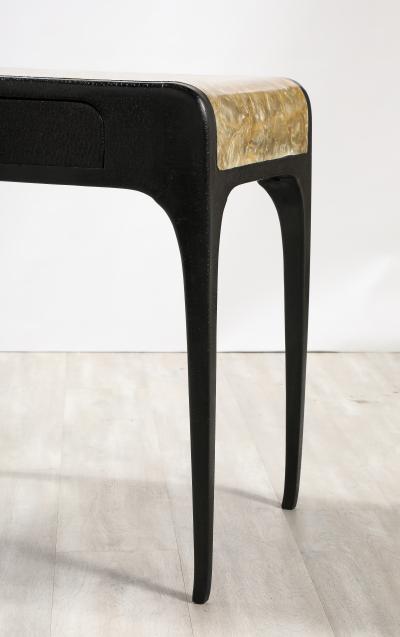 Italian 1930s Mother of Pearl Hand Carved Table