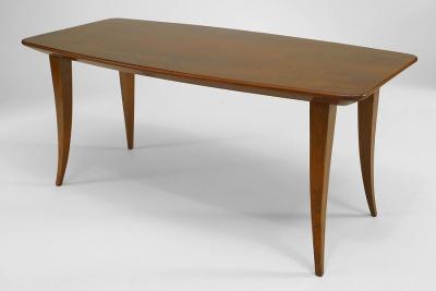 Italian 1930s Rationalism School Walnut Rectangular Coffee Table
