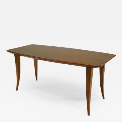 Italian 1930s Rationalism School Walnut Rectangular Coffee Table