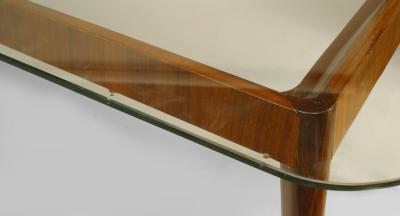 Italian 1950s Rosewood Dining Table