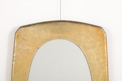 Italian 1960s Brass Framed MirrorItalian