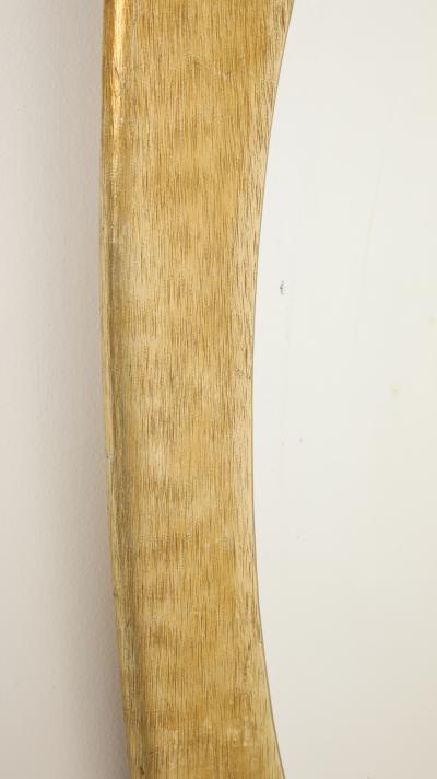 Italian 1960s Brass Framed MirrorItalian