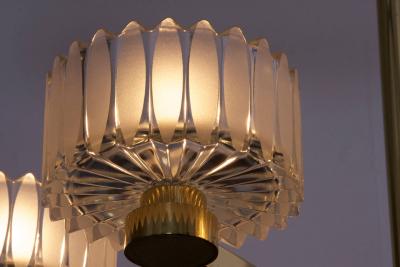 Italian 1960s Luxury Brass Chandelier with Eight Arms
