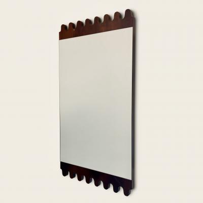 Italian 1960s Pair of Cherrywood Mirrors