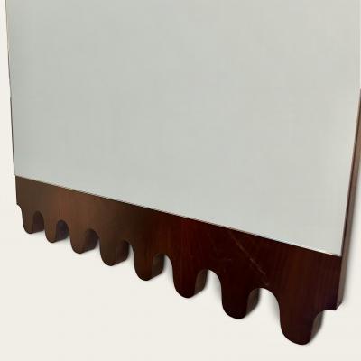 Italian 1960s Pair of Cherrywood Mirrors