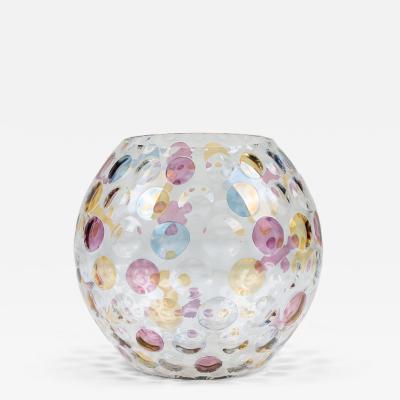 Italian 1960s polka dot vase