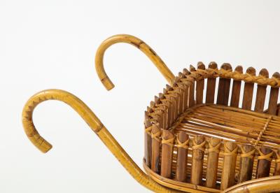 Italian 1970s Bamboo Bar Cart