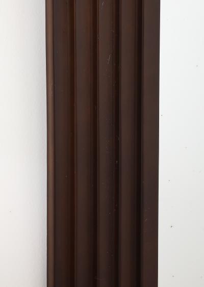 Italian 1970s Lacquered Metal Wall Mirror