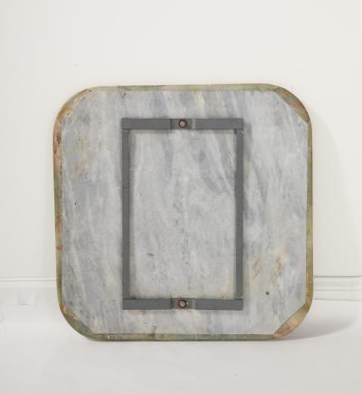 Italian 1970s Square Marble Mirror