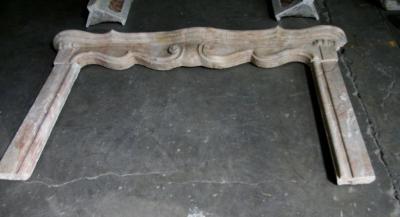 Italian 19th C Marble Fireplace