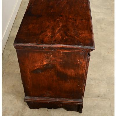 Italian 19th Century Carved Cedar Commode