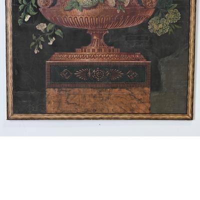 Italian 19th Century Empire Style Oil Painting on Canvas