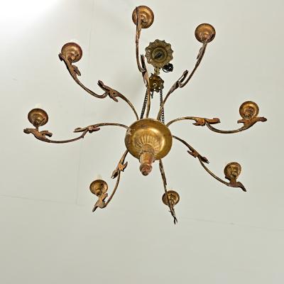 Italian 19th Century Giltwood Chandelier