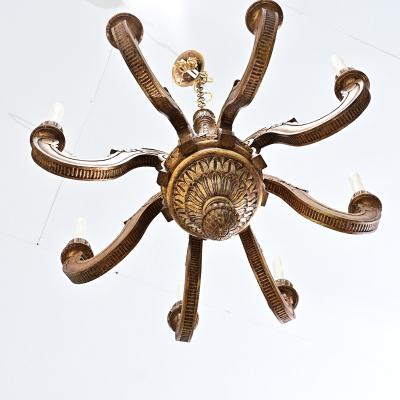 Italian 19th Century Giltwood Chandelier